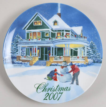 Smuckers Christmas Plates 2007-Christmas Plate - No Box
