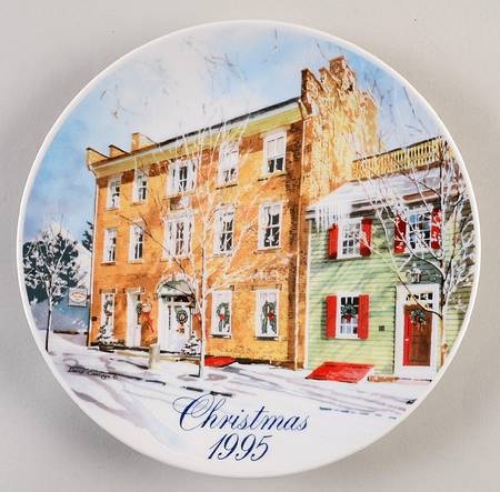 Smuckers Christmas Plates 1995-Christmas Plate - No Box