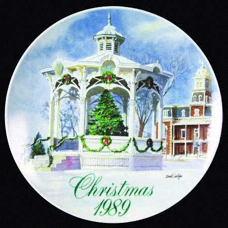 Smuckers Christmas Plates 1989-Christmas Plate - No Box