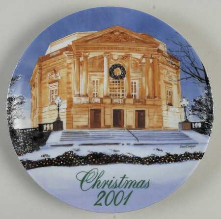 Smuckers Christmas Plates 2001-Christmas Plate - No Box