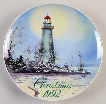 Smuckers Christmas Plates 1992-Christmas Plate - No Box