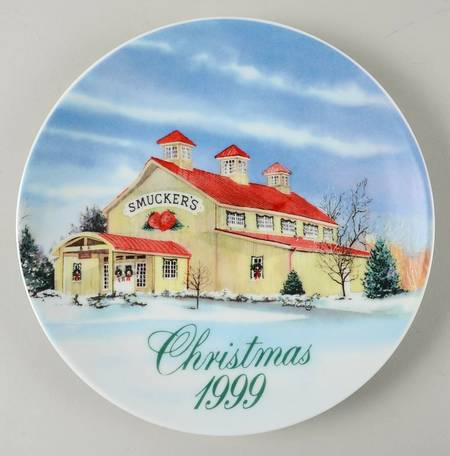 Smuckers Christmas Plates 1999-Christmas Plate - No Box