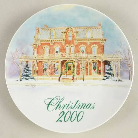 Smuckers Christmas Plates 2000-Christmas Plate - No Box