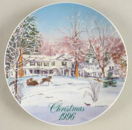 Smuckers Christmas Plates 1996-Christmas Plate - No Box