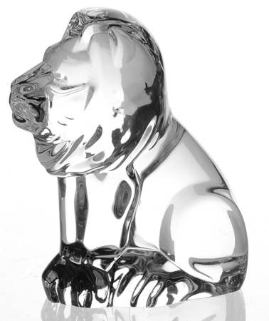 Hand Coolers By Steuben Lion - Boxed