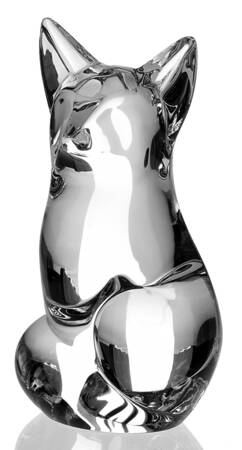 Hand Coolers By Steuben Fox-Limited Edition - Boxed