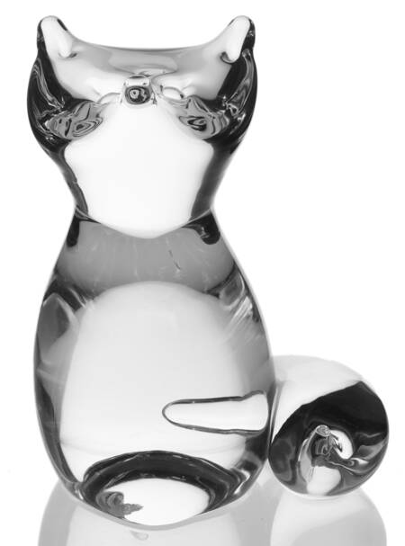 Steuben Figurines & Giftware Fox - Looking Up - With Box Bx693