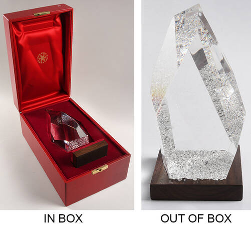 Steuben Figurines & Giftware Pyramidon - Boxed