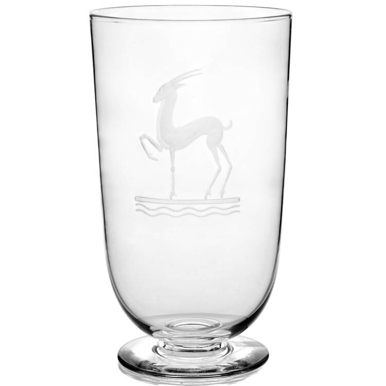 Steuben Figurines & Giftware Gazelle Vase-Sidney Waugh - With Box Bx1050