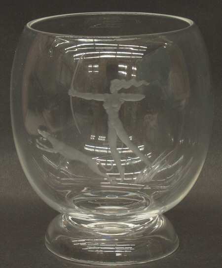 Steuben Figurines & Giftware Diana Goddess Of The Hunt Vase-Waugh - Boxed