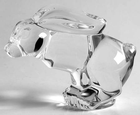 Hand Coolers By Steuben Hare -Limited Edition - Boxed