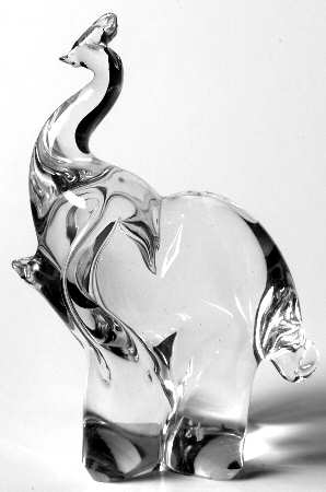 Hand Coolers By Steuben Elephant - Boxed