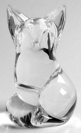 Steuben Figurines & Giftware Fox - Large - No Box