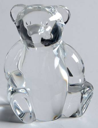 Hand Coolers By Steuben Teddy-Bear - No Box