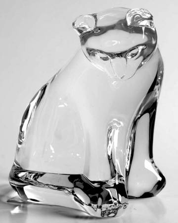 Steuben Figurines & Giftware Curious Cat - With Box-Bx554