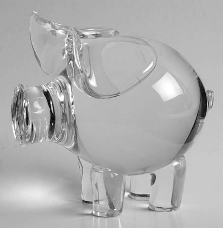 Steuben Figurines & Giftware Pig - Boxed