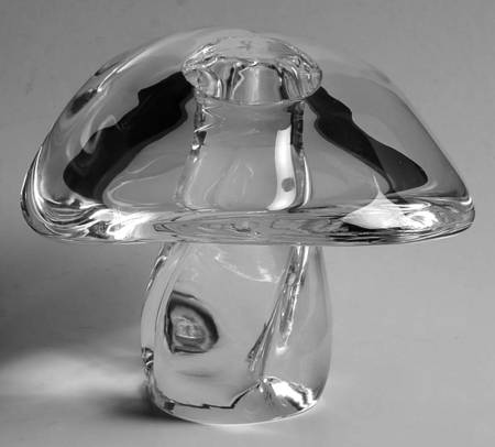Steuben Figurines & Giftware Mushroom-Small - Boxed