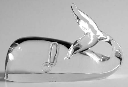 Steuben Figurines & Giftware Whale - Boxed