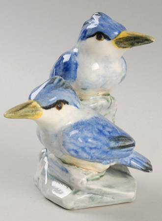 Stangl Birds Double Kingfisher-Blue - No Box