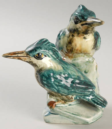 Stangl Birds Double Kingfisher-Green - No Box