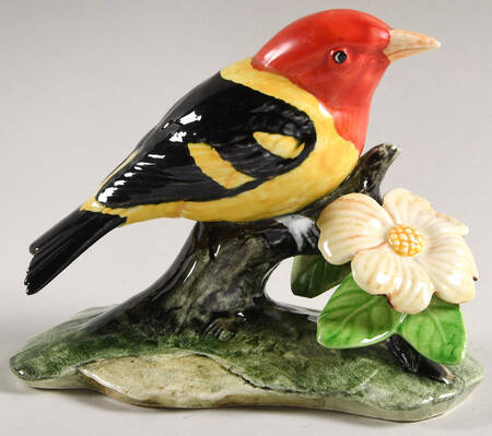Stangl Birds Western Tanager-Yellow - No Box