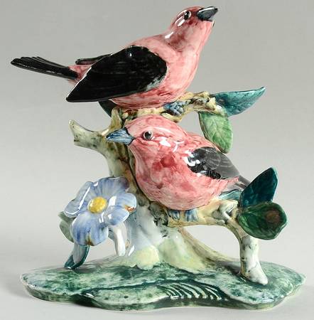 Stangl Birds Double Western Tanager-Red - No Box