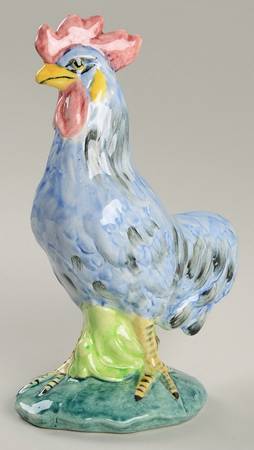 Stangl Birds Rooster-Blue - No Box
