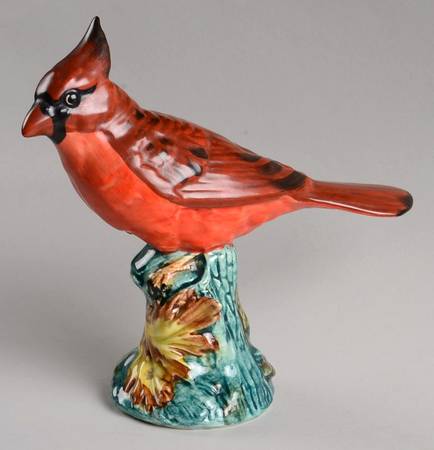 Stangl Birds Cardinal-Leaf,Newer 1953-1970 - No Box