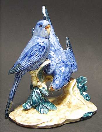 Stangl Birds Double Parakeets-Blue - No Box