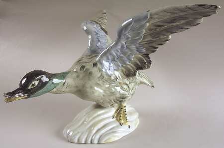 Stangl Birds Flying Duck-Blue/Green - No Box