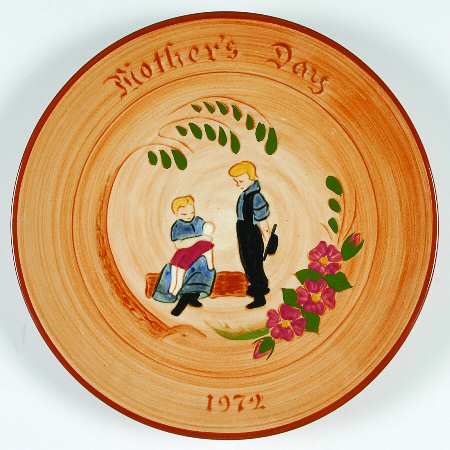 Mothers Day Plate, Glen View Pottery, Germany Children - Boxed