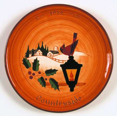 Stumar Christmas Plate, Germany Countryside - No Box