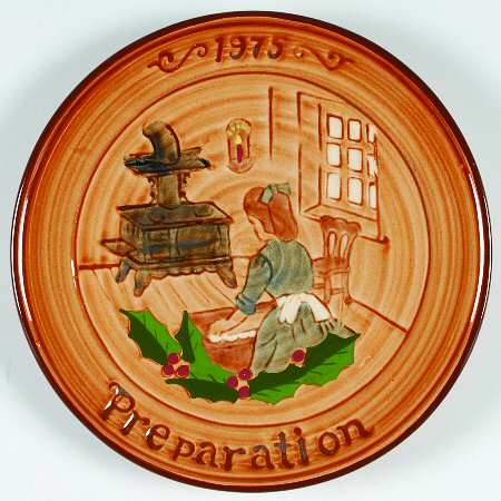 Stumar Christmas Plate, Germany Christmas Preparation - Boxed