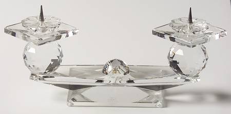Swarovski Candleholders Candleholder-Metal Pins-2 Holder - No Box