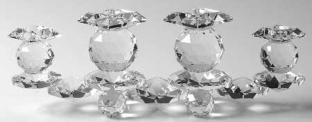 Swarovski Candleholders Candleholder-Hole Style-4 Holder - No Box