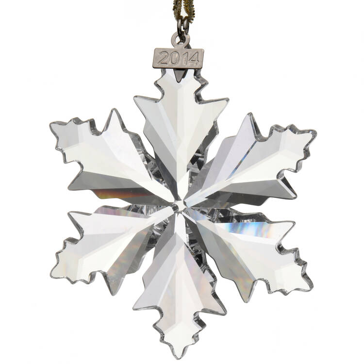 Swarovski Annual Ornaments 2014 Snowflake - Boxed