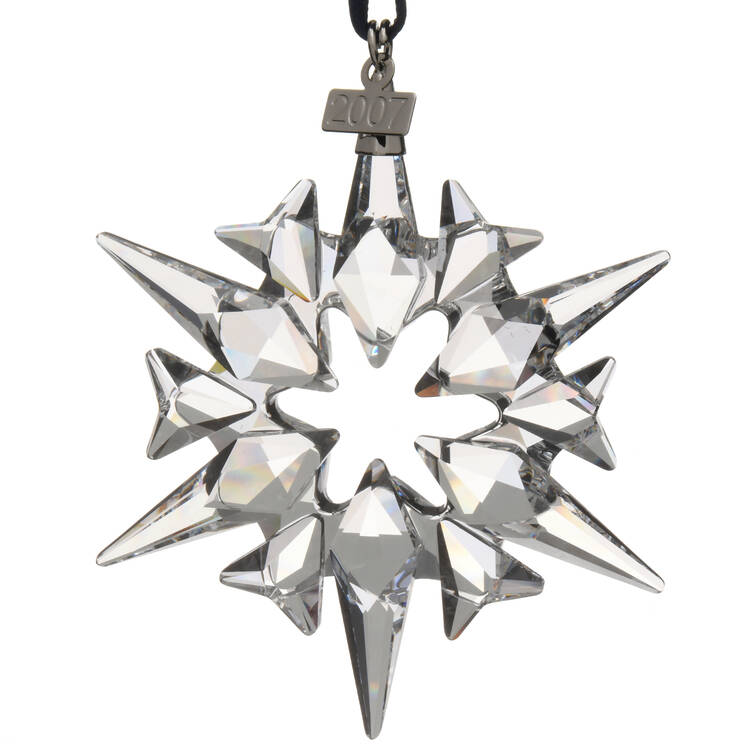 Swarovski Annual Ornaments 2007 Star - No Box