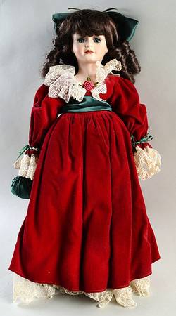 Connoisseur Doll Collection Christmas Scarlett - With Box Bx788