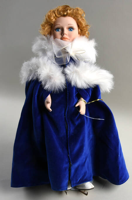 Connoisseur Doll Collection Gail-Ice Skating - With Box Bx787