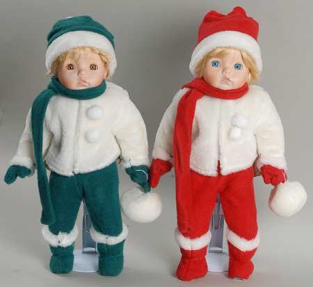 Connoisseur Doll Collection Miki And Mikey - Pair - With Box