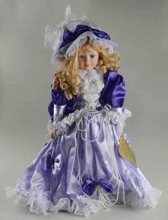 Connoisseur Doll Collection Darcy - Purple Dress - With Box Bx778