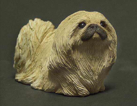 Dogs Pekingese - Cream - Boxed