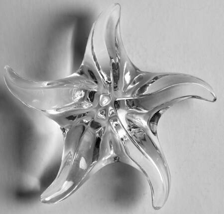St Louis Figurines Starfish -Clear - No Box