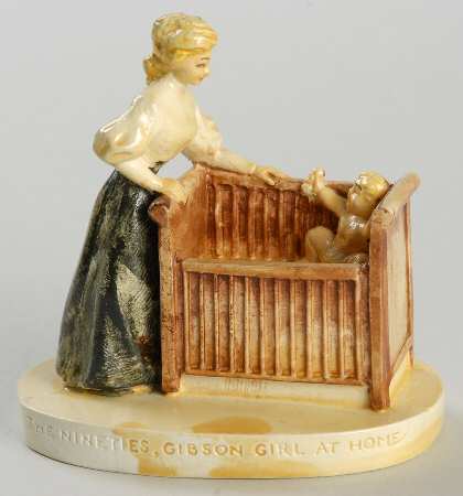 Mother and Child Gibson Girl At Home - Boxed
