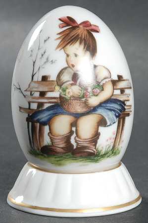 Annual Hummel Egg The Flower Basket - Boxed