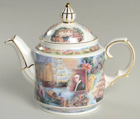 Sadler Tea Pot History Of Tea - Boxed