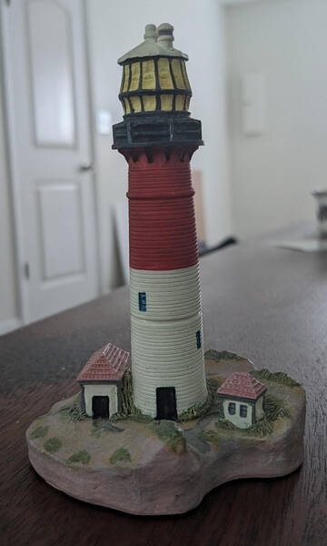 Lighthouse Miniatures Barnegat Light-Nj - No Box