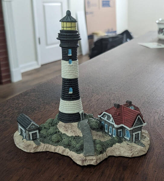 Lighthouse Miniatures Fire Island Light-Ny - No Box