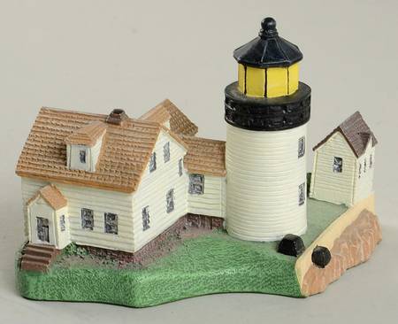 Lighthouse Miniatures Bass Harbor Head Light, Me - No Box