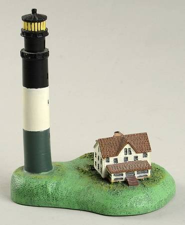 Lighthouse Miniatures Oak Island Light, Nc - No Box